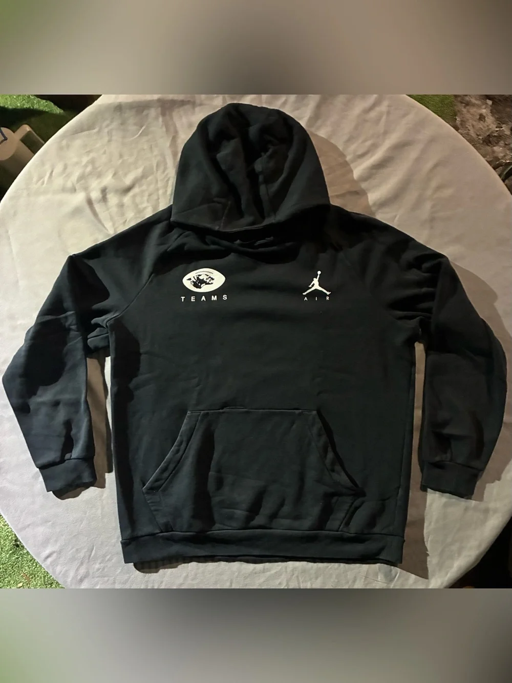 Jordan Black Zip-Up Style Hooded Sweatshirt